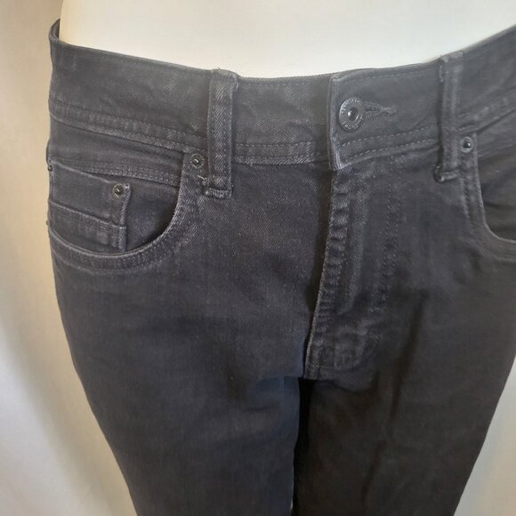 Kenneth Cole New York Womens Jeans Size 30X32 Black Straight Leg 5 Pocket NWOT - Picture 2 of 5